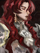 rendered bust