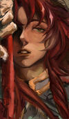 rendered face